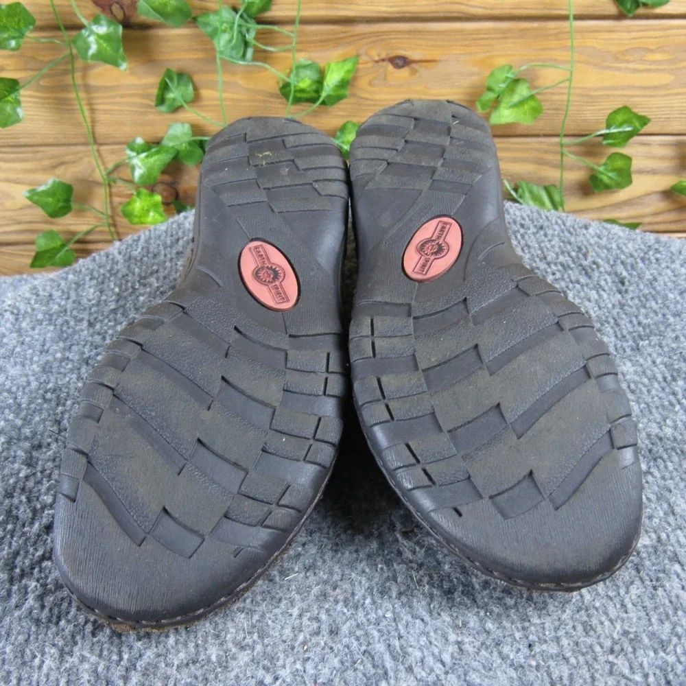 Earth Origins Women's Brown Leather Mary‎ Jane Comfort Shoes Size 6